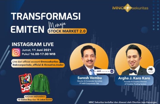 Siap Sambut Stock Market 2.0, Intip Potensi Cuan Saham AKRA! Simak di IG Live MNC Sekuritas Pukul 16.00 Ini