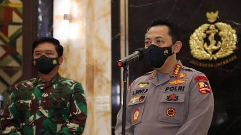 Panglima TNI dan Kapolri Bakal Kejar Target Sejuta Vaksinasi Sehari