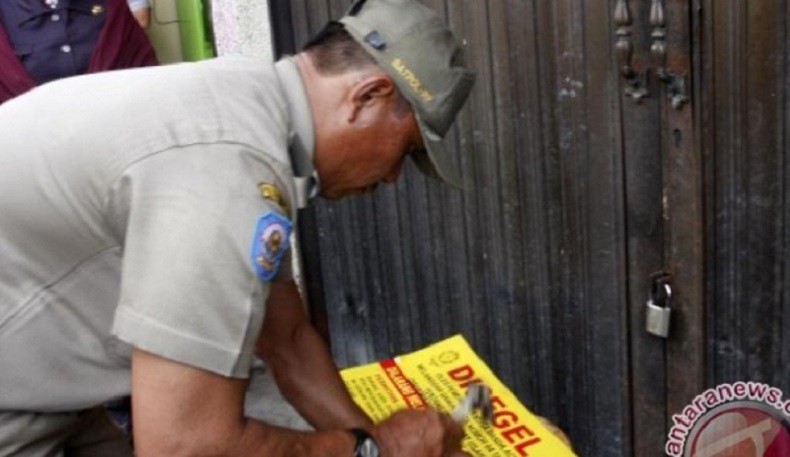 Langgar IMB, Rumah Mewah di Menteng Disegel 