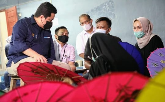 Nasihat Erick Thohir ke Pedagang: Kuncinya Jujur!