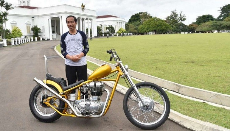 3 Pejabat Tinggi Negara Hobi Tunggangi Motor Gede, Presiden Jokowi Suka Model Chopper