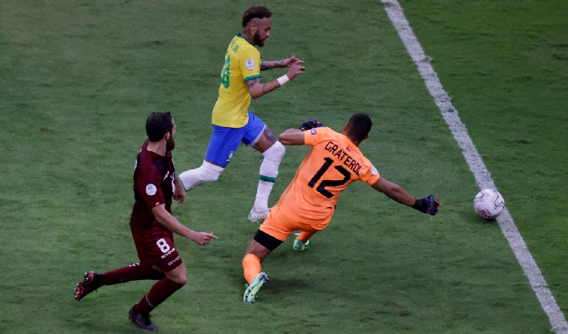 Neymar Tampil Tokcer, Brasil Bantai Venezuela di Laga Pembuka Copa America 2021