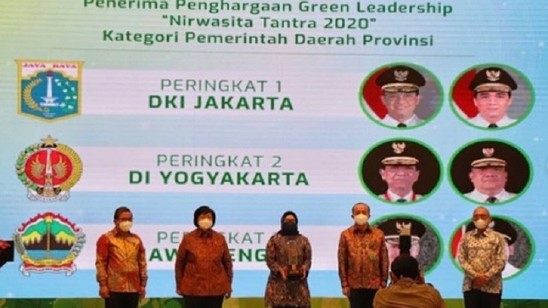 Raih Penghargaan Nirwasita Tantra 2020 dari KLHK, Anies: Jadi Penyemangat Tingkatkan Kinerja