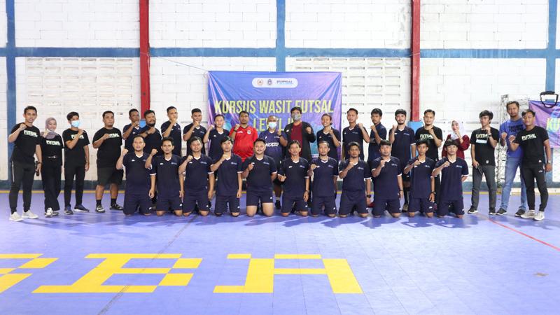 Majukan Futsal Banten, Kursus Wasit Level 2 Dibuka di Kota Serang