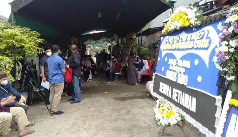 Begini Suasana Duka di Kediaman Markis Kido