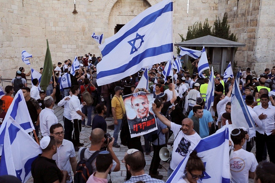 Gelar Pawai di Yerusalem, Massa Nasionalis Israel Teriakkan 'Matilah Orang Arab!'