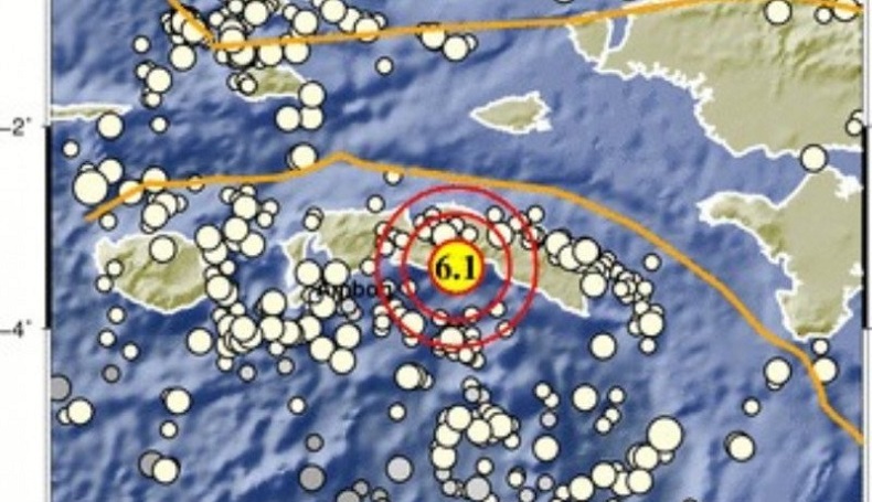 Tsunami Kecil Terjadi Pascagempa Bumi M6 di Maluku Tengah