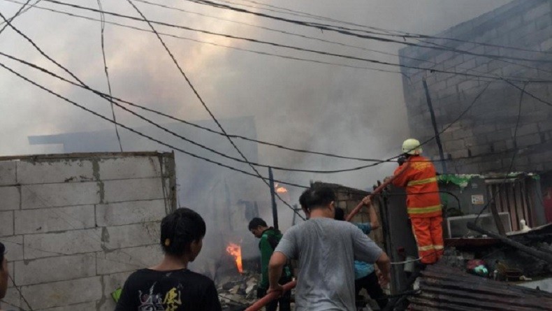 Kebakaran di Pademangan, Uang Rp17 Juta Milik Warga untuk Biaya Melahirkan Hangus 