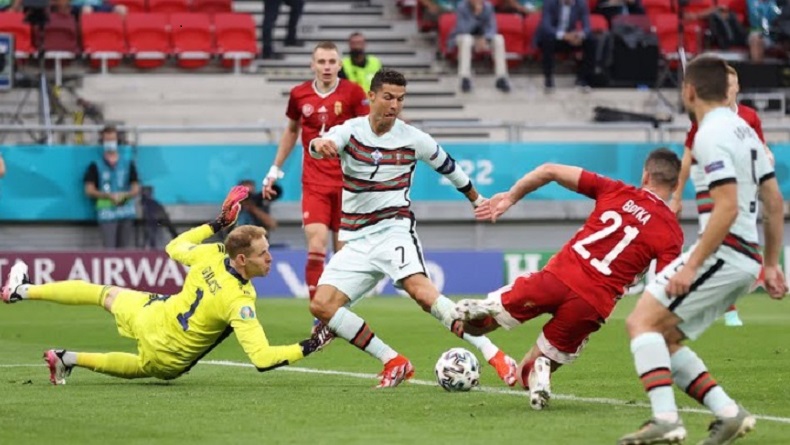 Portugal Tumbangkan Hungaria 3-0, Cristiano Ronaldo Cetak 2 Gol
