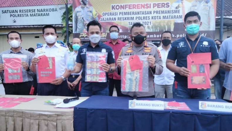 Gerak Cepat, Polisi Tangkap 86 Preman di Mataram yang Diduga Lakukan Pungli