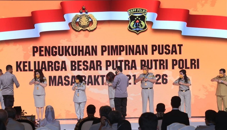 Pengukuhan Pimpinan Pusat KBPP, Kapolri : Semangat Transformasi Polri yang Presisi