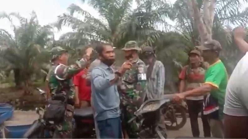 Viral POM TNI AL Bersitegang dengan Preman Penjaga Kebun Sawit di Asahan, 6 Ditangkap