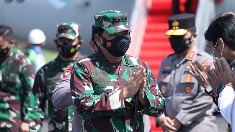 Panglima TNI Minta Kades, Kepala Puskesmas, Babinsa dan Bhabinkamtibmas di Madiun Optimalkan PPKM Mikro