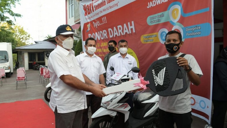 Warga Baru Sekali Donor Darah Dapat Motor, PMI Banda Aceh: Mereka Pemenang Undian