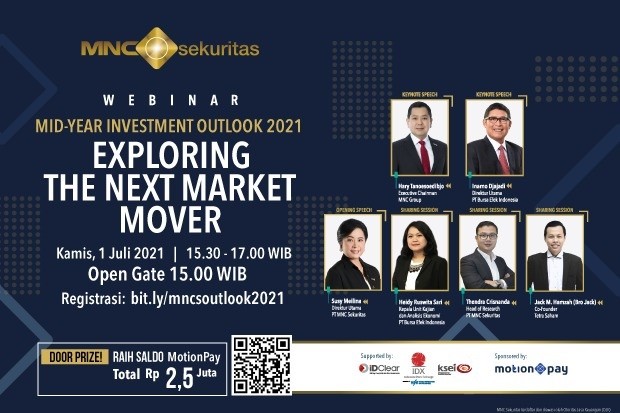 Gratis, Daftar Segera di Sini! MNC Sekuritas Gelar Webinar Mid-Year Investment Outlook 2021