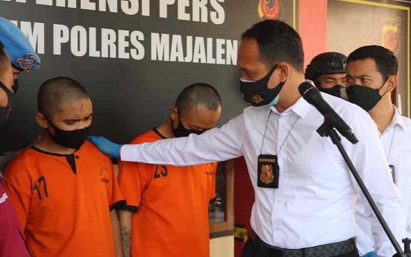 Sadis, 3 Anggota Geng Motor Bantai Warga Majalengka, Korban Luka di Sekujur Tubuh
