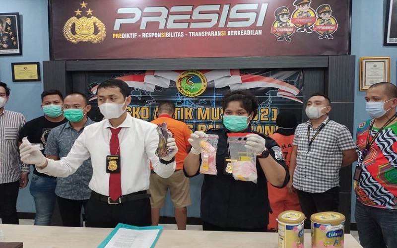 Saat Covid-19 Melonjak, Perawat di Palembang Bisnis Narkoba Beromzet Ratusan Juta per Bulan 