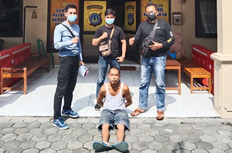 Gondol Laptop dan 14 Handphone, Warga Jogja Ditangkap Polisi