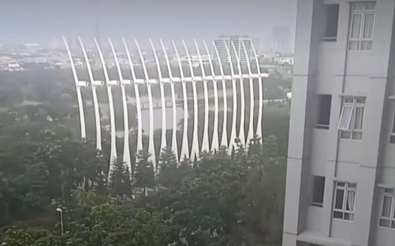 Viral, Penghuni Wisma Atlet Pademangan Beri Semangat ke Petugas dan Nakes