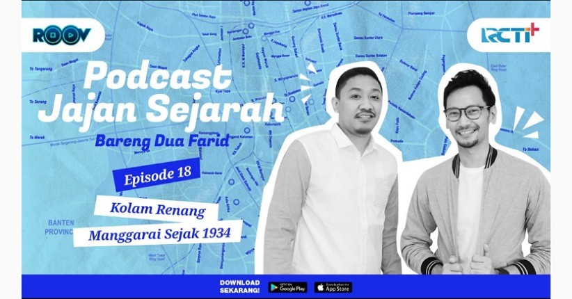 Podcast Jajan Sejarah Eps 18 Kolam Renang Manggarai sejak 1934