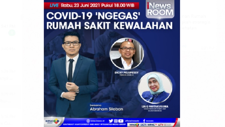 Covid Melonjak, Tenda Darurat Didirikan di RSUD Bekasi! Simak iNews Room Rabu Pukul 18.00 WIB