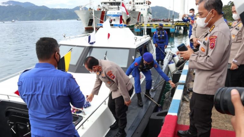 Mantap, Ditpolairud Polda Sumbar Punya Kapal Pemburu Baru