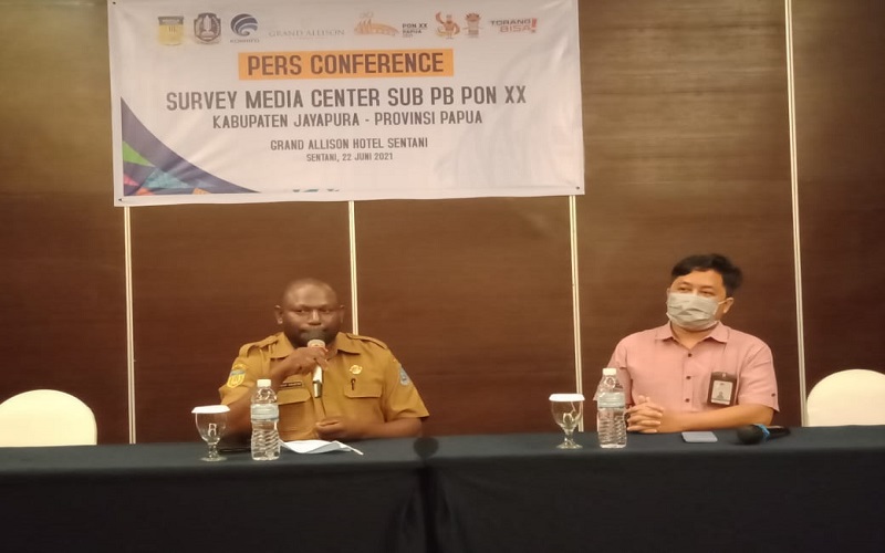 Pastikan Kelayakan, Ditjen IKP Kemenkominfo Survei Media Center Klaster Kabupaten Jayapura
