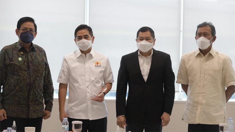 Temui Hary Tanoesoedibjo di MNC Center, Arsjad Rasjid Paparkan Visi Bangkitkan Ekonomi 