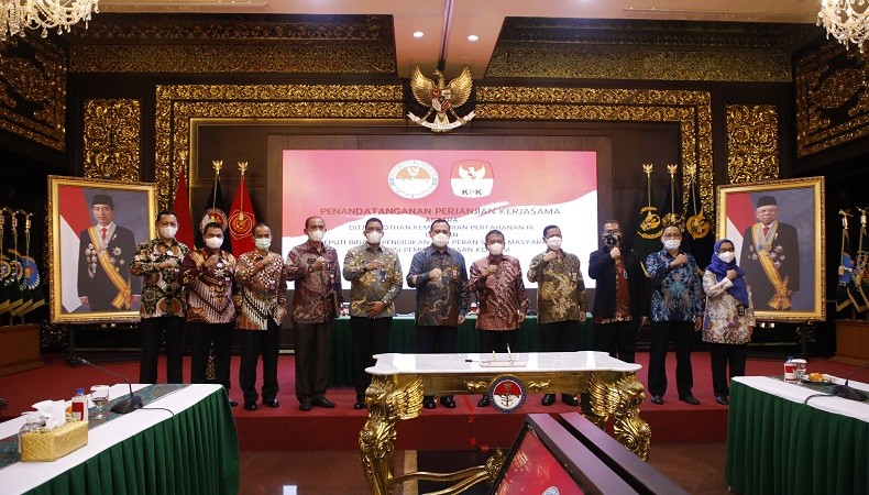 KPK dan Kemenhan Gelar Diklat Bela Negara 22 Juli