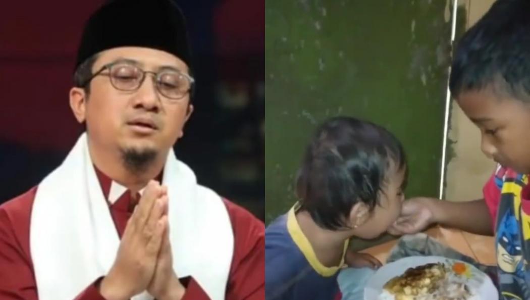 Ustaz Yusuf Mansur Unggah Video 2 Anak Kakak Beradik Saling Mengasihi, Netizen Terharu