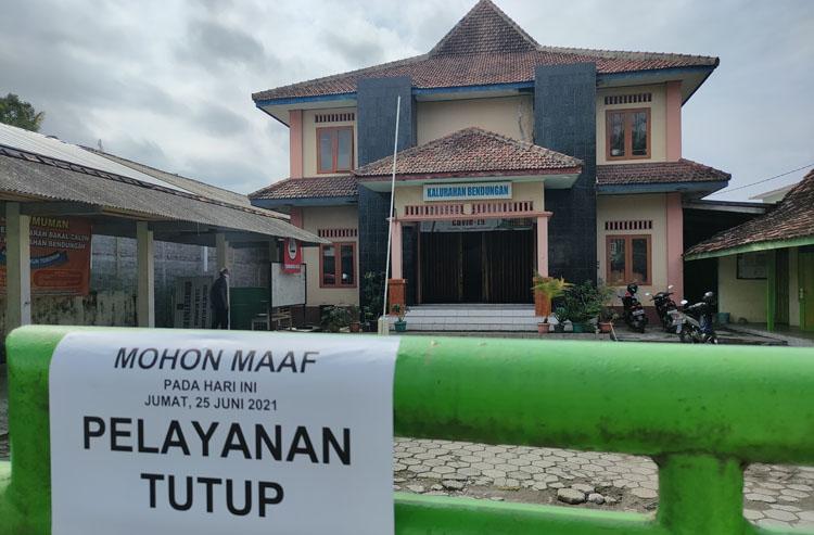  Lurah dan Pamong Positif Covid-19, Kantor Kalurahan Bendungan Kulonprogo Dilockdown