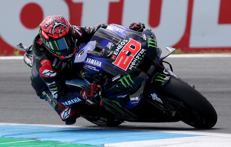 Hasil MotoGP Belanda 2021: Quartararo Juara, Marquez ke-7 dan Rossi Jatuh