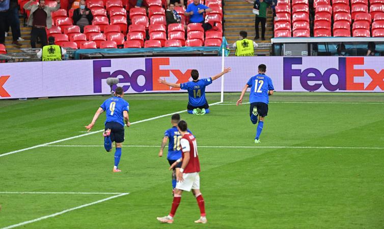 Italia ke Perempat Final Euro 2020 usai Hancurkan Austria via Babak Tambahan