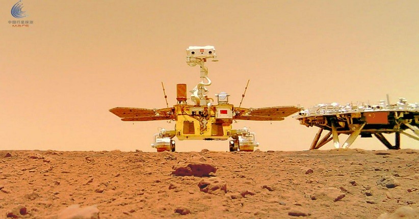 Zhurong China Rekam Suara dari Mars