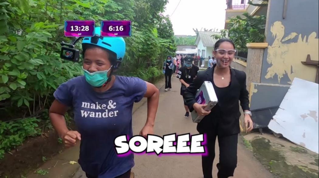 Baim Wong dan Sahila Hisyam Bagi-Bagi Rezeki hingga Rp10 Juta di Rumah Teka-Teki GTV 