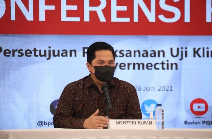 Erick Thohir Pastikan Rakyat Dapat Obat Terapi Murah Covid-19, Ivermectin Siap Diproduksi Massal
