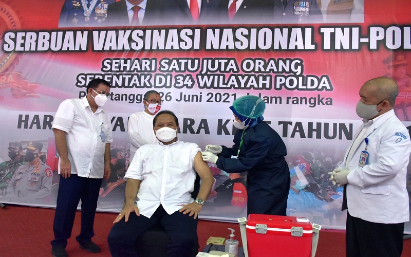   Dukung Serbuan Vaksinasi, Pusri Vaksin Seluruh Karyawan 