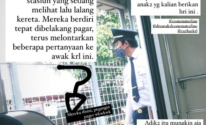 Viral Petugas KRL Sabar Jawab Pertanyaan Bocah, Netizen Simpati