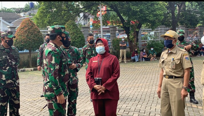Sidak Vaksinasi dan PPKM Mikro, Panglima TNI Sambangi Wilayah Jakarta Timur