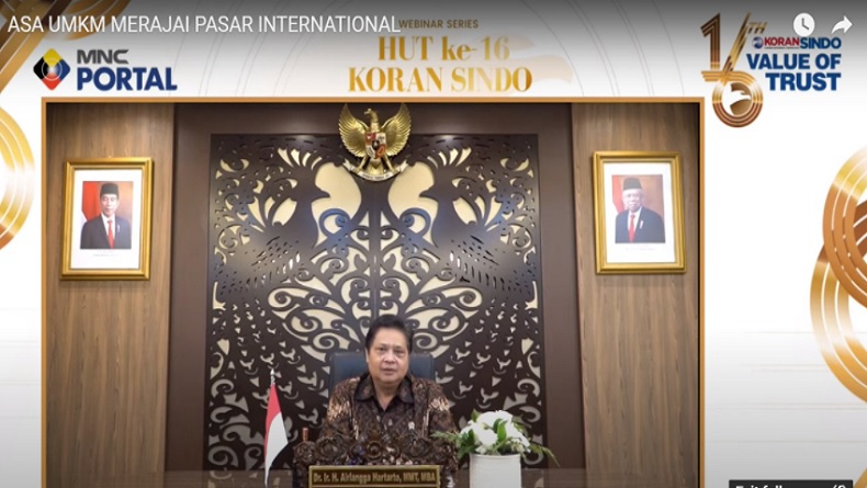 Menko Airlangga: Lanjutkan Surplus Perdagangan, Dorong UMKM Jadi Eksportir