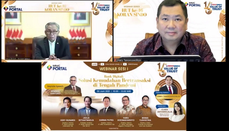 Hary Tanoesoedibjo: Cabang Bank Digital di Setiap Rumah, OJK Sebut Ekonomi Digital RI Terbesar se-Asia Tenggara