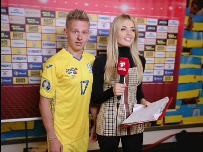 Vlada Sedan, Presenter Seksi Istri Bintang Ukraina yang Pernah Serang Guardiola