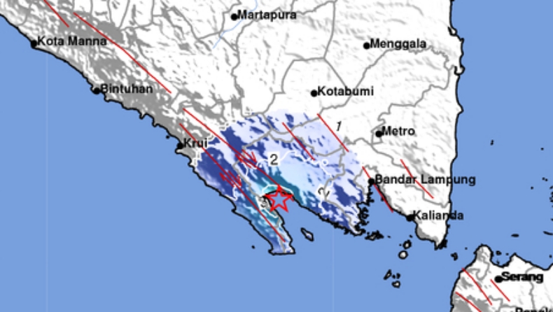BMKG Sebut 181 Gempa Bumi Terjadi di Tanggamus Lampung sejak 1 Juli 2021