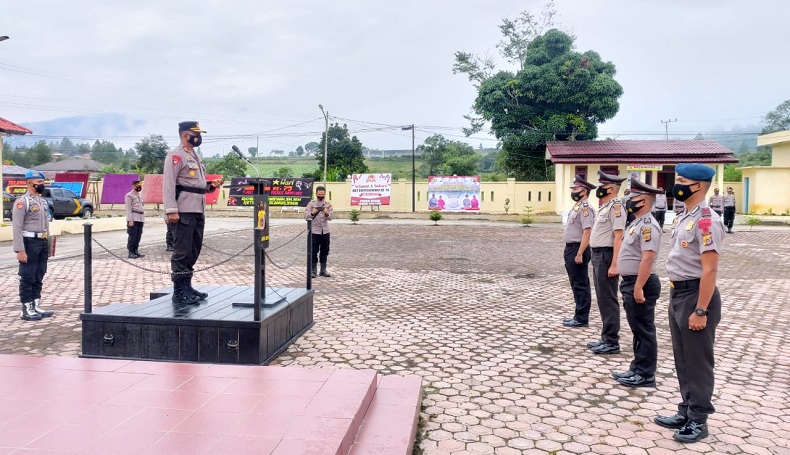 31 Personel Polisi Gayo Lues Naik Pangkat