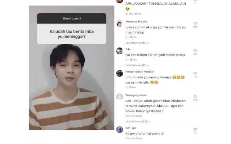 Viral TikToker Sebut Mbak You Palsukan Kematian, Videonya Ditonton 3 Juta Kali   