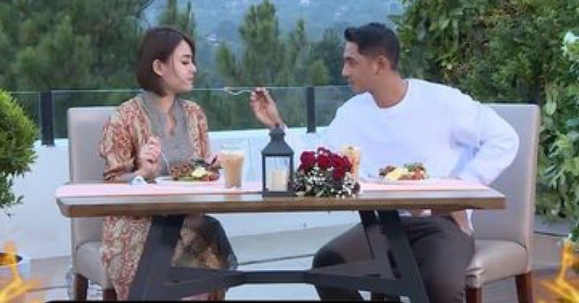 Pemeran Ikatan Cinta Heboh, Al dan Andin Mesra Saling Suap Masakan Peserta MasterChef