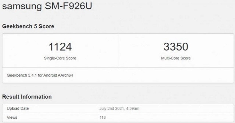 Muncul di Geekbench, Samsung Galaxy Z Fold 3 Gunakan RAM 12GB