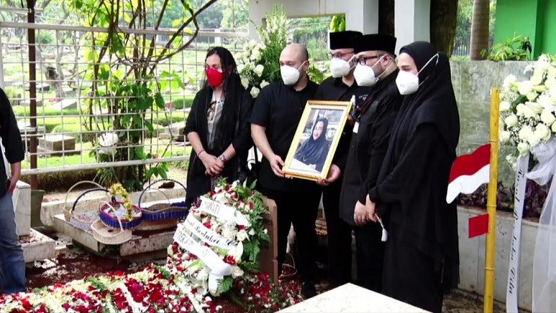 Suasana Pemakaman Rachmawati Soekarnoputri, Sesuai Protokol Covid-19