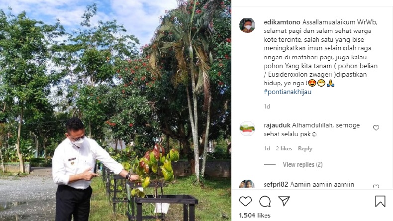 Wali Kota Pontianak Bagikan Tips Jaga Imun Tubuh untuk Cegah Covid-19