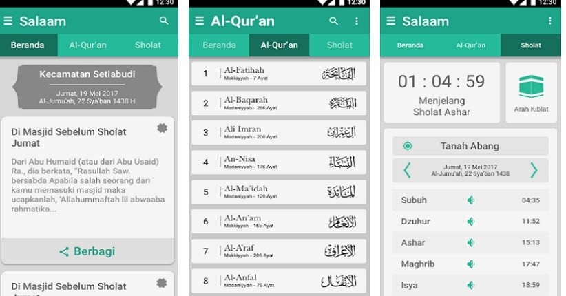 5 Aplikasi Pengingat Sholat Terpopuler untuk Android & IOS